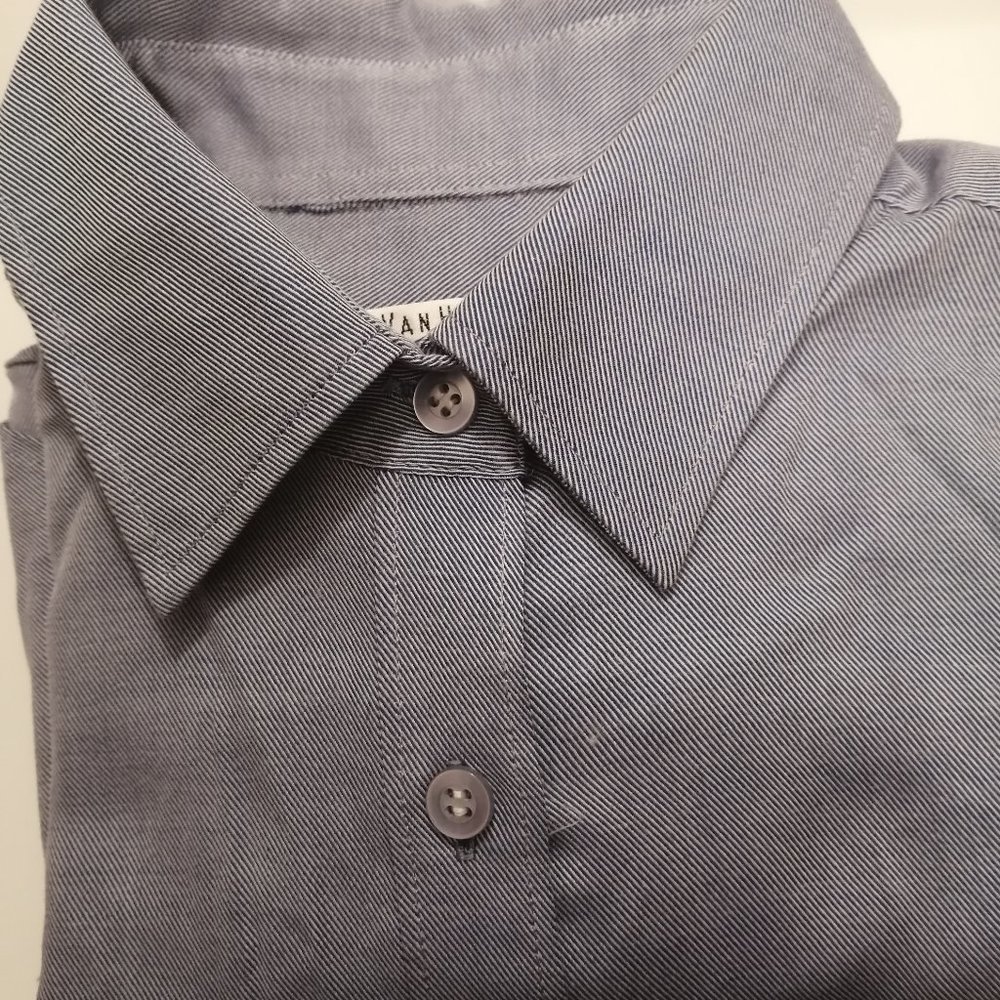 collar blouse with long sleveless